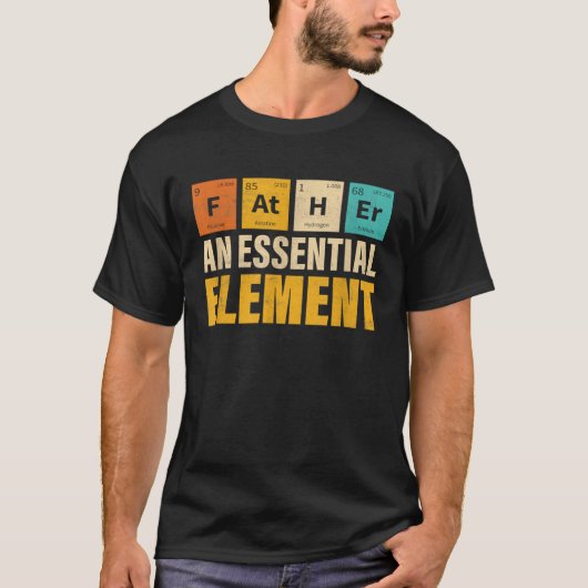 Vader een essentiële-elementperiode Fatheru2019s D T-shirt (Voorkant)