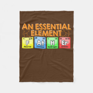 Vader een Essentiële Periodieke Lijst van het Elem Fleece Deken