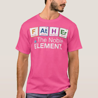 Vader Element Gift for Dad Vaderdag Science T-shirt