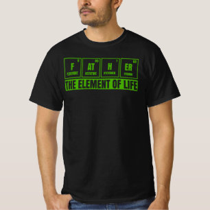 Vader Element, Grappig Periodiek Tafel Papa T-shirt