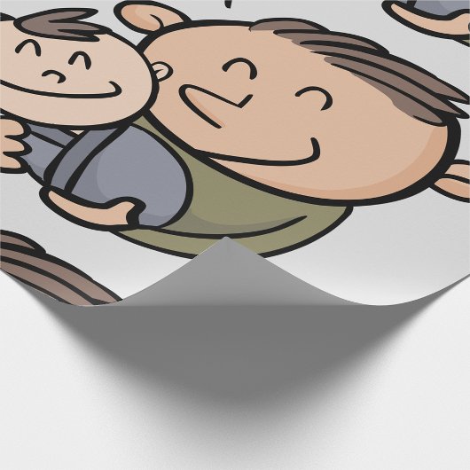 Vader en Baby Cadeaupapier