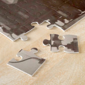 Vader en dochter Amish Horse and Buggy Legpuzzel (Zijkant)