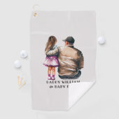 Vader en dochter Bond (11) Golfhanddoek (Insitu)