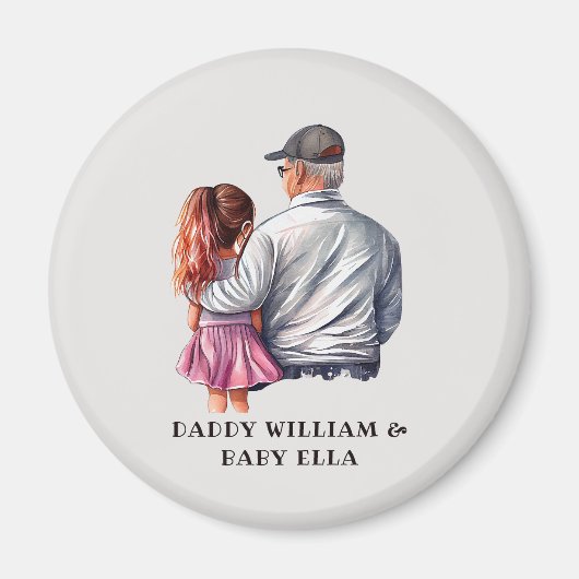 Vader en dochter Bond (14) Magneet (Voorkant)