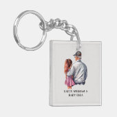 Vader en dochter Bond (14) Sleutelhanger (Voorkant Links)