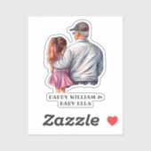 Vader en dochter Bond (14) Sticker (Vel)