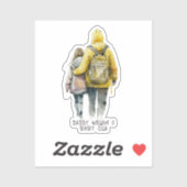 Vader en dochter Bond (2) Sticker (Vel)