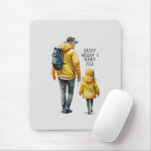 Vader en dochter Bond (3) Muismat (Met muis)