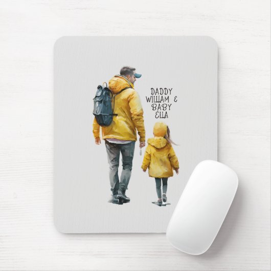 Vader en dochter Bond (3) Muismat (Met muis)