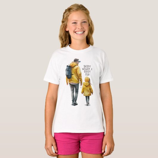 Vader en dochter Bond (3) T-shirt (Voorkant volledig)