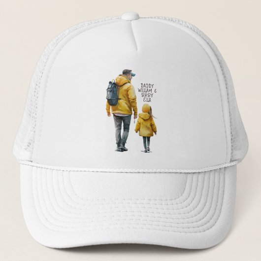 Vader en dochter Bond (3) Trucker Pet (Voorkant)