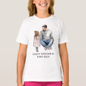 Vader en dochter Bond (4) T-shirt (Voorkant)