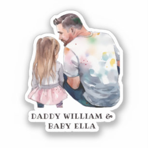 Vader en dochter Bond (5) Sticker