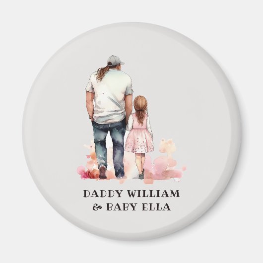 Vader en dochter Bond (6) Magneet (Voorkant)