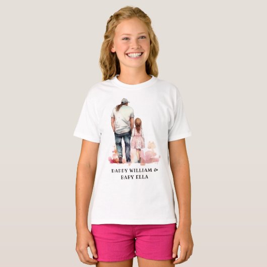Vader en dochter Bond (6) T-shirt (Voorkant volledig)