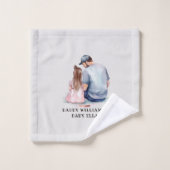 Vader en dochter Bond (7) Bad Handdoek (Wasdoekje)