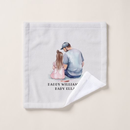 Vader en dochter Bond (7) Bad Handdoek (Wasdoekje)