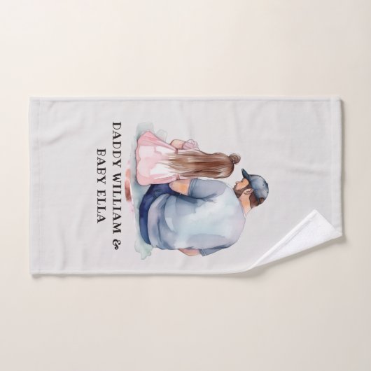 Vader en dochter Bond (7) Bad Handdoek (Handdoek)