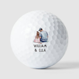 Vader en dochter Bond (7) Golfballen