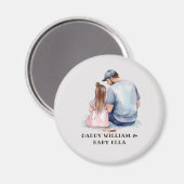 Vader en dochter Bond (7) Magneet (Voorkant / Achterkant)