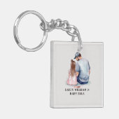 Vader en dochter Bond (7) Sleutelhanger (Voorkant Links)