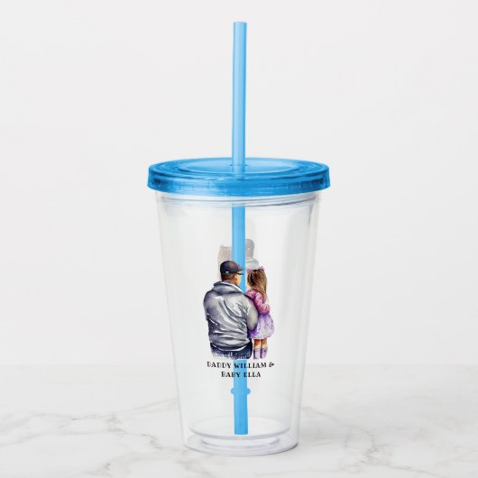 Vader en dochter Bond (9) Acryl Drinkbeker (Voorkant)