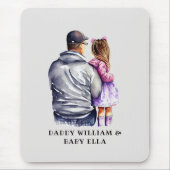 Vader en dochter Bond (9) Muismat (Voorkant)