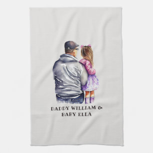 Vader en dochter Bond (9) Theedoek