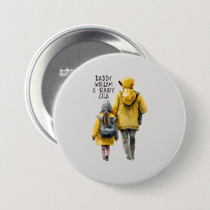 Vader en dochter Bond Ronde Button 7,6 Cm