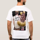 Vader en dochter Bond - Super Dad T-shirt (Achterkant)