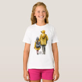 Vader en dochter Bond T-shirt (Voorkant volledig)