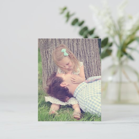 Vader en Dochter Briefkaart (Staand voorkant)