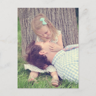 Vader en Dochter Briefkaart