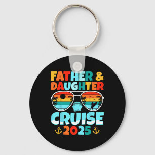 Vader En Dochter Cruise 2025 Retro Vaderdag Sleutelhanger