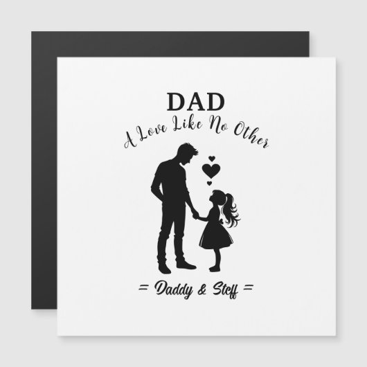 Vader en dochter - een liefde als geen ander (Voorkant / Achterkant)