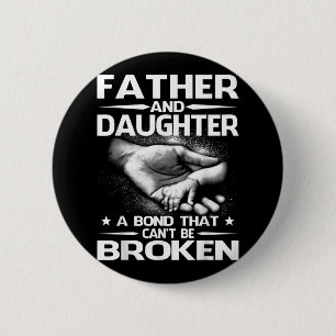 Vader en dochter een obligatie die niet kan worden ronde button 5,7 cm
