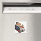 vader en dochter, Happy Vaderdag! Magneet (Insitu (Vaatwasser))