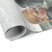 Vader en Dochter in Zee (door Albert Edelfelt) Cadeaupapier (Rol Hoek)