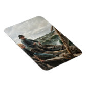 Vader en Dochter in Zee (door Albert Edelfelt) Magneet (Rechterzijde)