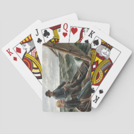 Vader en Dochter in Zee (door Albert Edelfelt) Pokerkaarten