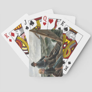 Vader en Dochter in Zee (door Albert Edelfelt) Pokerkaarten
