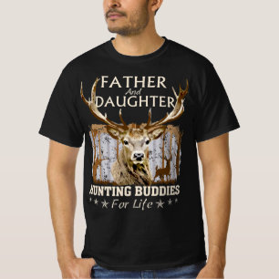 Vader en dochter jachtboeddies voor het leven t-shirt