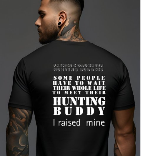 Vader en dochter jachtteam t-shirt