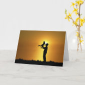 Vader en dochter Kaart (Gele Bloem)