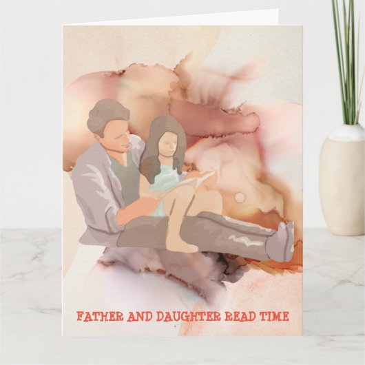VADER EN DOCHTER LEES TIJD KAART (Voorkant)
