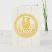 Vader en dochter  omarmen Kaart (Voorkant)
