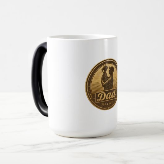 Vader en dochter  omarmen Mok (Voorkant links)