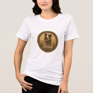 Vader en dochter  omarmen T-shirt