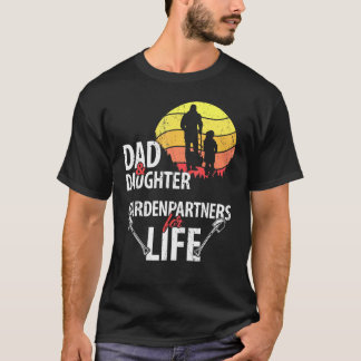 Vader en dochter tuin vrienden voor het leven tuin t-shirt