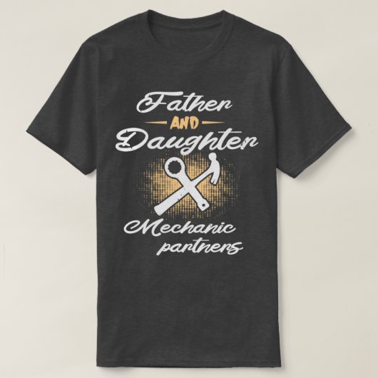 Vader- en dochterpartners t-shirt (Design voorkant)